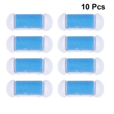 10 Pcs Roller Refill Heads Replacement for Callus Remover Standard