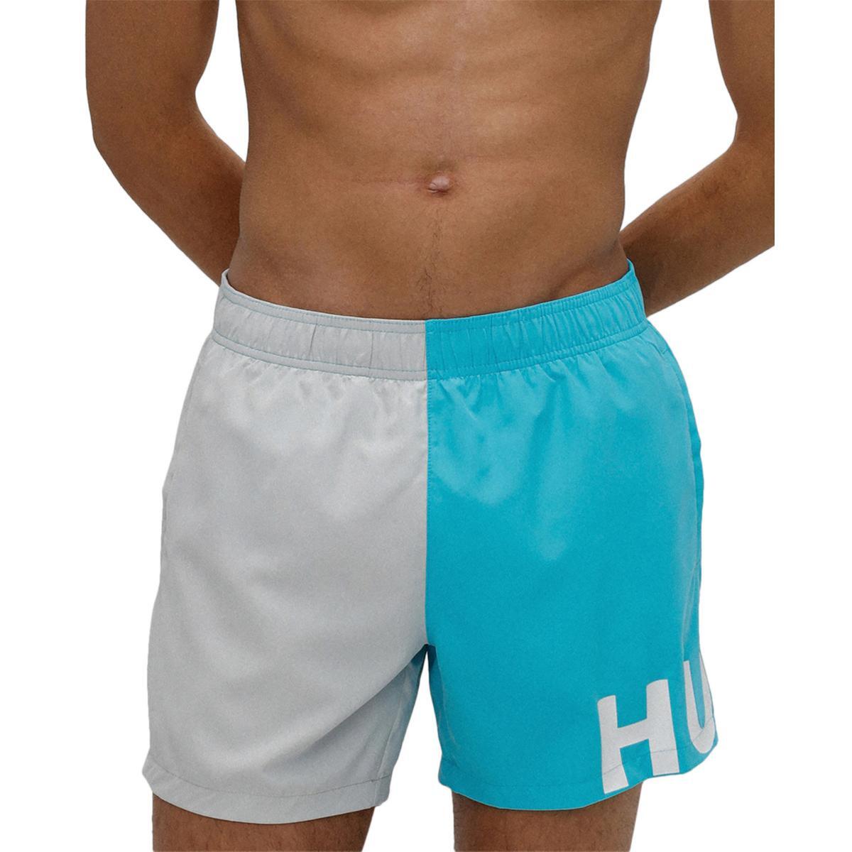 Hugo Мужские синие пляжные плавки для бассейна с 5 внутренними швами XL BHFO 7024 5990₽