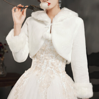 Kunstpelz Hochzeit Mantel Damen Kunstpelz Lang Schal Stola