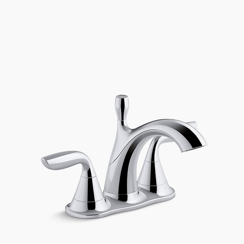 KOHLER Willamette 999004D1CP Centerset bathroom sink faucet in