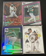 2022 Donruss Rickey Henderson Unleashed Pink Fireworks - A's Mixed Lot (4)