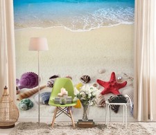 3D Beach Starfish 1435 Wallpaper Mural Wall Print Wall Wallpaper Murals US Coco