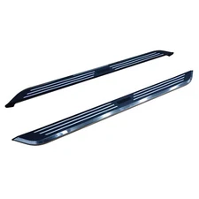 Black Horse PIM170 PINNACLE Running Boards Blk/Silver 13-19 Mitsubishi Outlander