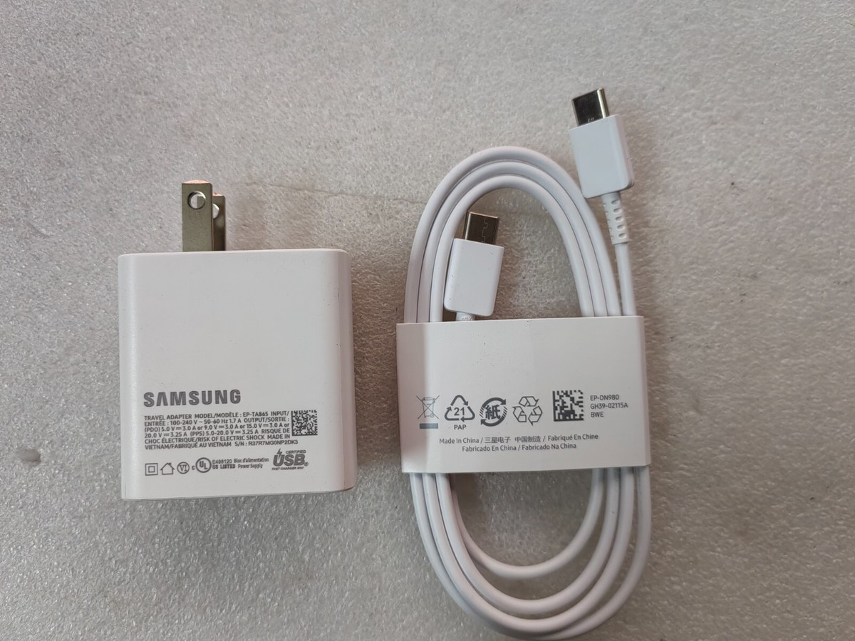 100%Genuine Samsung EP-TA865 65W USB-C 20V charger for Samsung