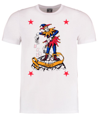 JOKER CARD - Poker Bridge Ponton Game Deck Spielkartenkunst - Herren Tshirt