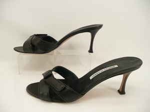 black slide on heels