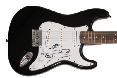 Tokio Hotel Band Signed Autograph Fender Guitar x3 Tom Kaulitz