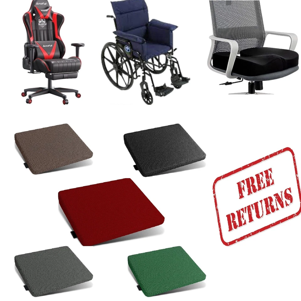 TOP STYLE COLLECTION Steißbein Kissen Sitzkissen orthopädische Rückenschmerzen Linderung Memory Foam Bürostuhl