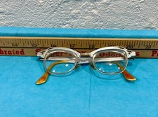 Vintage Bausch  Lomb Cat-Eye Women's Glasses Alum - Gold Fill Frames B L 5 1/2