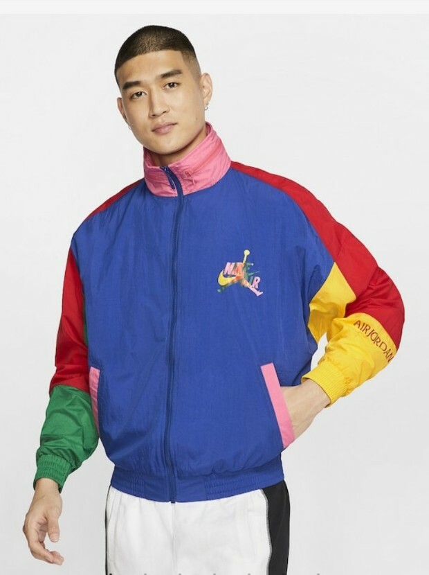 Nike Air Jordan Jumpman Jacket Colorblock Windbreaker Cv7418-891