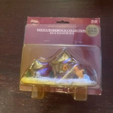 Vtg Santa"s Workbench Collection Accessories Dog Chicken House Fox 521-7575 NEW