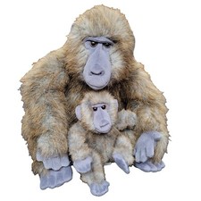 Vintage Applause, Inc. Dakin Baboon and Baby Stuffed Animals 14" tall