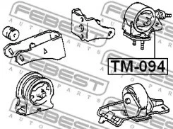 TM-094 MONTAJE MOTOR MONTAJE TRASERO MONTAJE FEBEST NUEVO OE REPUESTO - Imagen 3 de 6