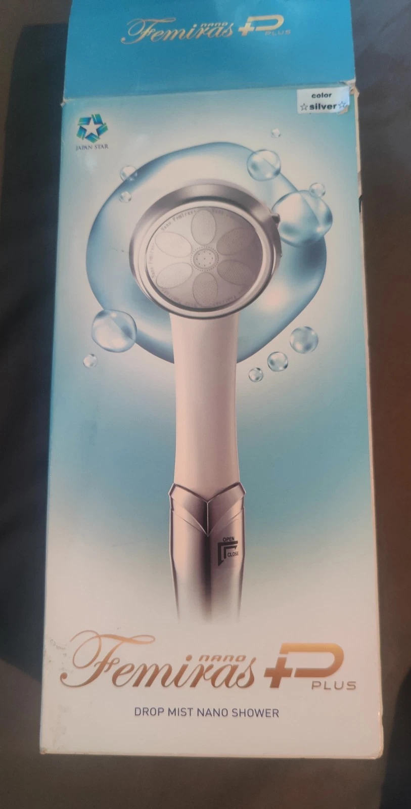Japan Star Shower Head Nano Femiras Plus C - Silver- NF2205-P1 - Open Box
