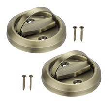 2 Pcs Recessed Door Handles Round Flush Pulls...