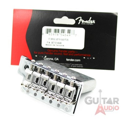 Genuine Fender Big Block High/Hi-Mass Mexican Strat Chrome Tremolo