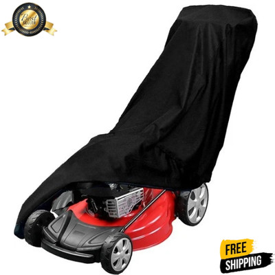 Waterproof Lawn Mower Cover Heavy Duty UV Protector for Push Mower Universal Fit