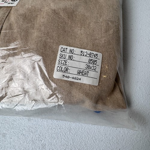 Vintage Levis 540 Kahki Jeans Mens 38x32 Tan Original Fit Pants Deadstock NWT - Picture 2 of 5