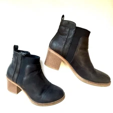 Maurices Boots Womens 8.5 Brittany Black Chelsea Ankle Boot