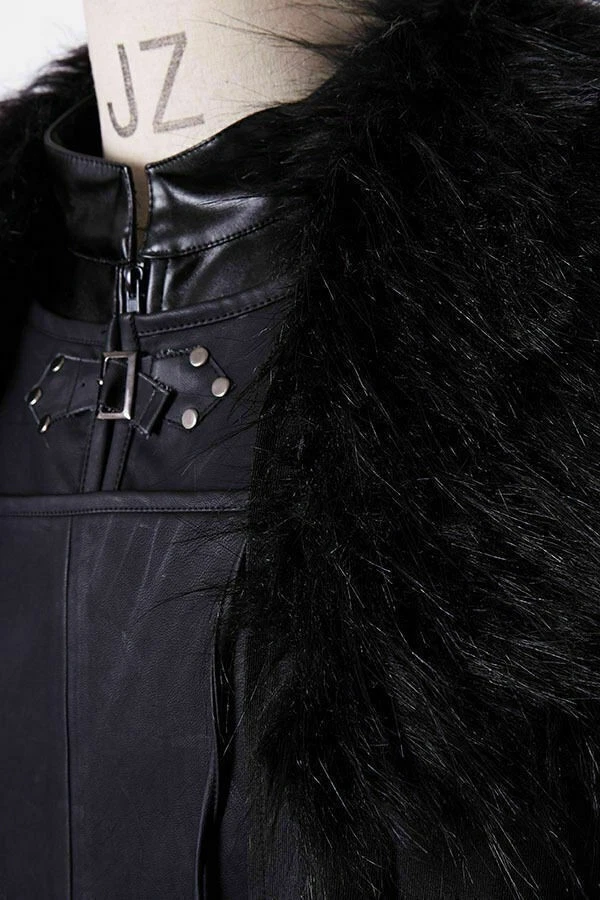 Night's Watch Jon Snow Black Outfit Cosplay Costume Halloween Carnival Suit - Image 4 of 4