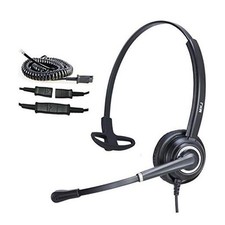 RJ9 Phone Headset with Noise Cancelling Microphone Top mono RJ9 Headset