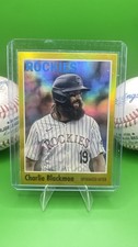 2024 Topps Archives - 1970 Topps Charlie Blackmon #140 Gold Foilboard