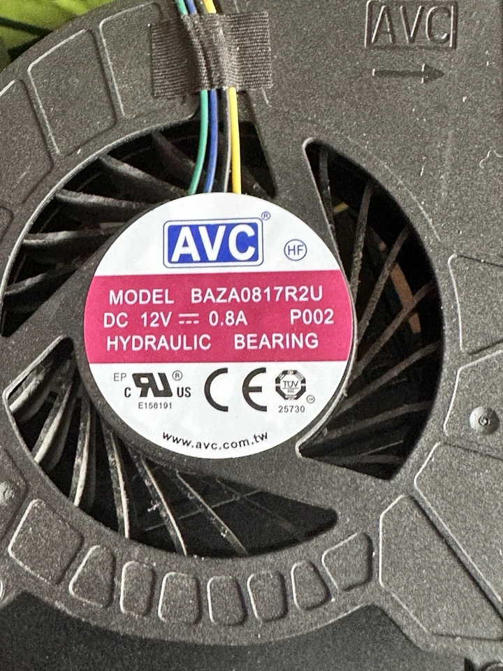 OEM Lenovo M710qMini PC AVC CPU Cooling Fan BAZA0817R2U - Image 2 of 3