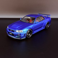 1:18 Nissan NISMO R34 GT-R Z-Tune Bayside Blue – AUTOart Model Car
