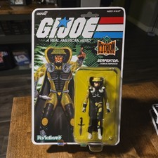 Super7 Reaction  G.I. Joe Python Patrol Serpentor Cobra Emperor Action Figure