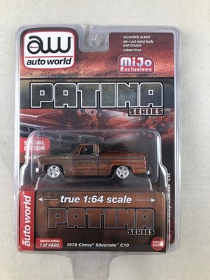 Auto World MiJo Exclusive Patina Series Rusted 1978 Chevrolet Silverado C-10