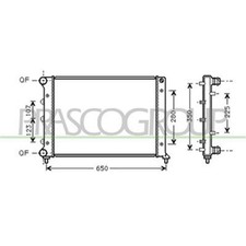 Radiatore Per Alfa Romeo 147 Dal 2000 Al 2004 Aa340r001 46743394