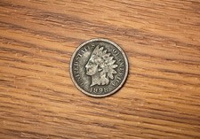 1898-P Indian Head Cent #3100 Brave named Tar Baby, Just Good *FREE SHIPPING*