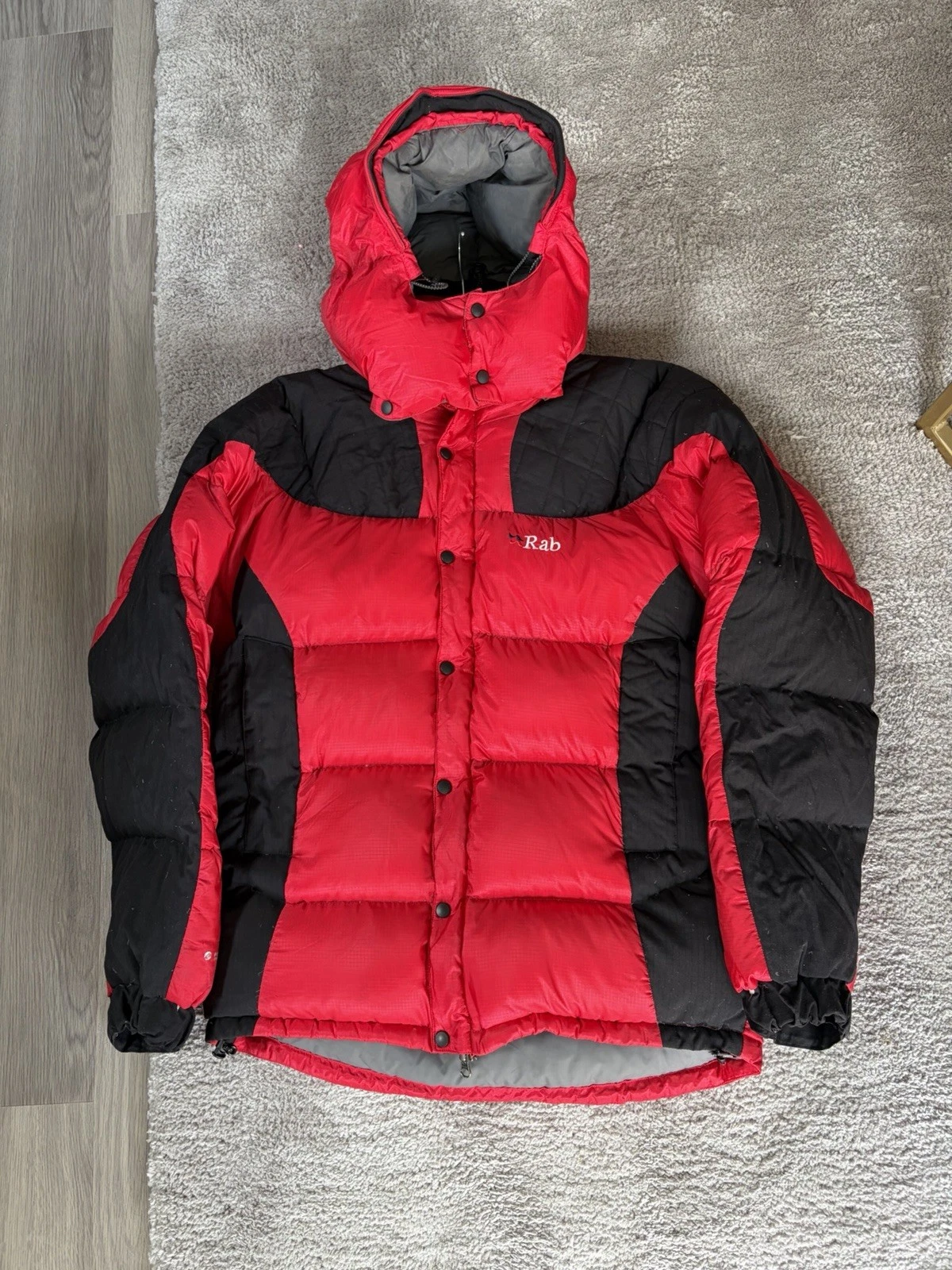 Rab Summit Down Jacket Men's Size Small Red & Black