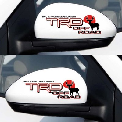Rückspiegel Aufkleber TRD Off Road Racing Design Toyota