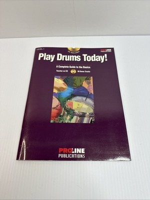 Play Drums Today Pro Line Publications Drum  Lesson Book & Cd