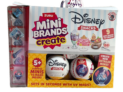 NEW: ZURU MINI BRANDS CREATE DISNEY SNACKS