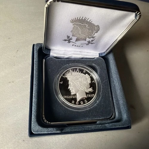 2025-S PROOF Peace Silver Dollar OGP And COA