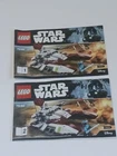 Lego Star Wars 75182 Republic Fighter Tank Instruction Manuals Only 2 Manuals