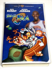 Space Jam VHS Cassette Movie 1996 Michael Jordan Bugs Bunny