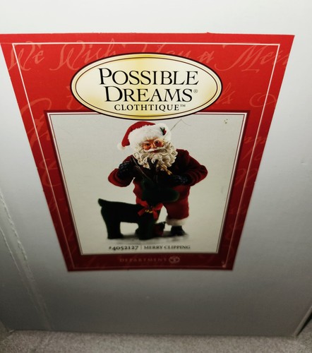 Department 56 Possible Dreams Merry Clipping Santa - Picture 4 of 4