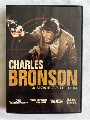 Charles Bronson: 4 Movie Collection (DVD) Breakout, Hard Times, Stone Killer...