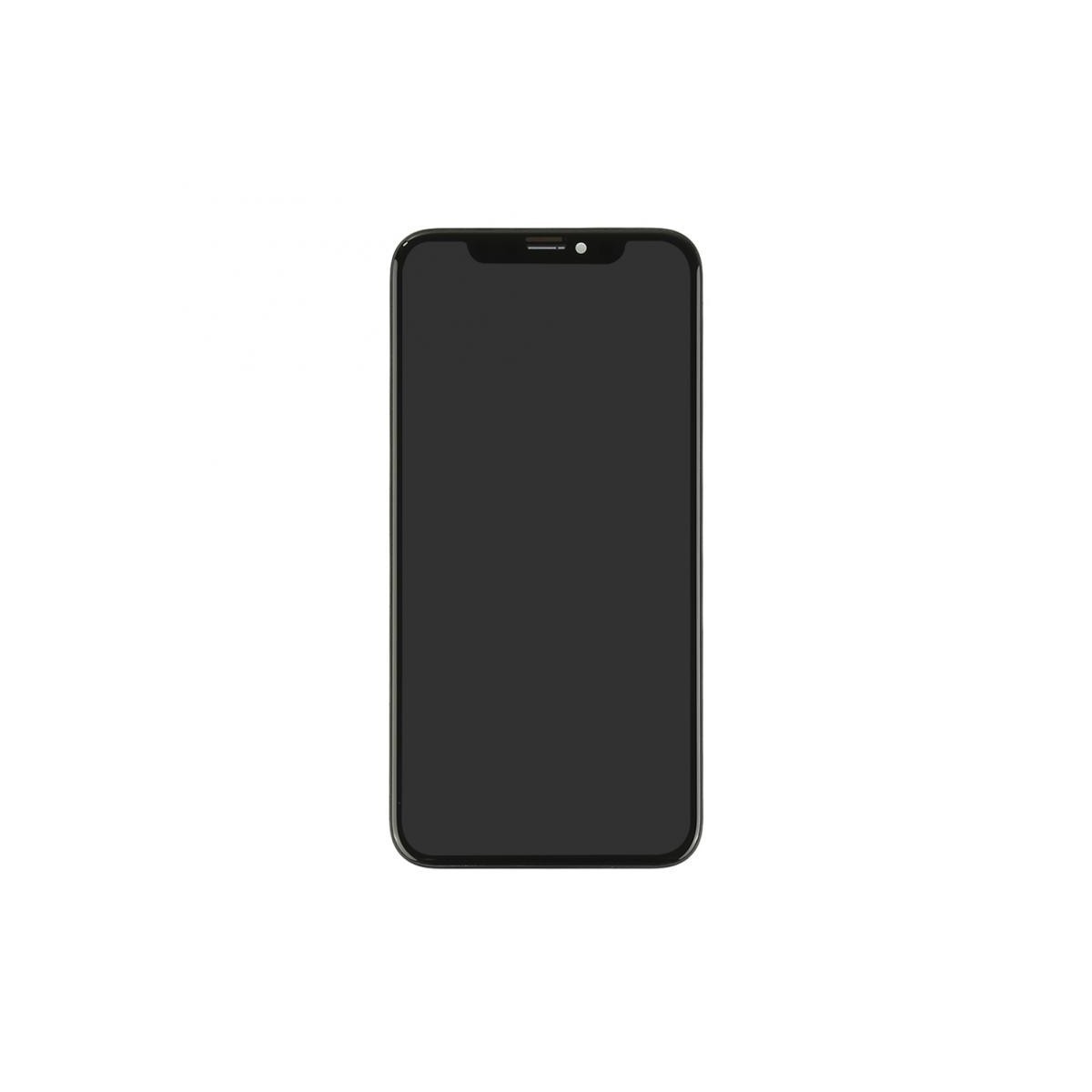 Écran iPhone X avec châssis pré-assemblé vitre tactile noire et kit complet de réparation