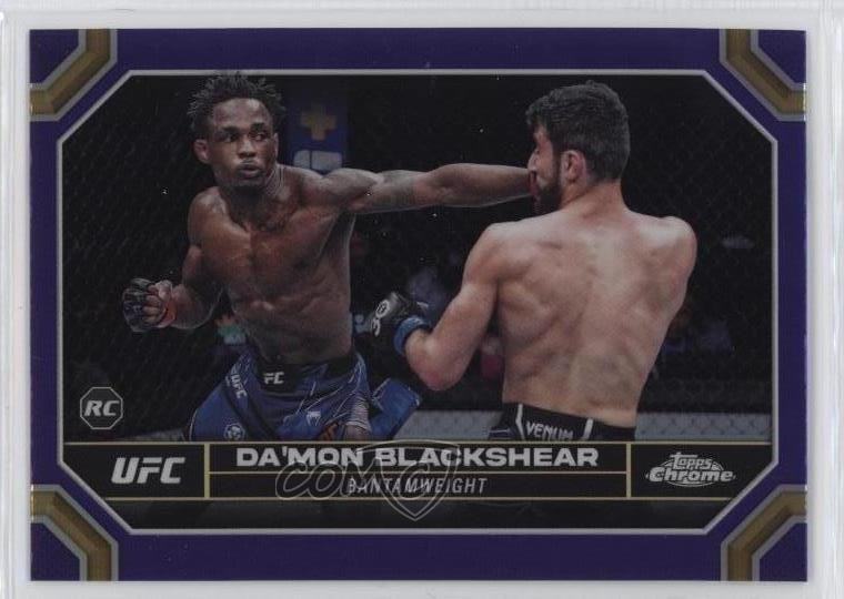 2024 Topps Chrome UFC Purple Refractor Da'Mon Blackshear #21 0u2j