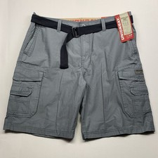 New UNIONBAY Palm Vintage Cargo Shorts Men 40 Outdoor Hiking Workwear 10 Inseam