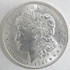 1921-P Morgan Silver Dollar $1 Final Year High Grade 90% Silver Raw