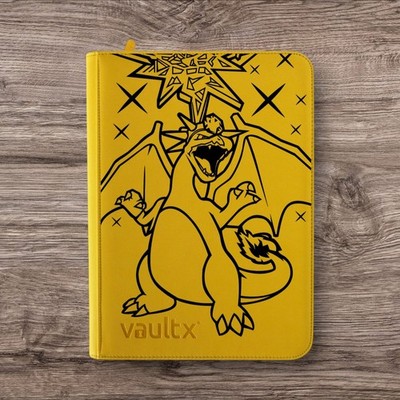 Vault X - 9 Pocket Zip Binder - Gelb Pokemon Charizard Ex