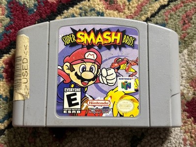 Super Smash Bros. (Nintendo 64) N64 SSB video game authentic WORKS/TESTED!!