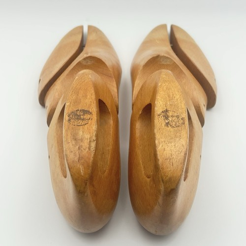 Men's Wooden Shoe Trees Stretchers UK Size 10-11 Vintage Dasco Foster Bros - Picture 3 of 13