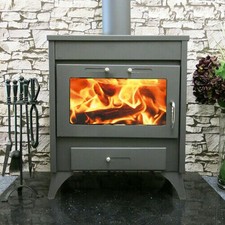 Wood Burning Multi fuel Stove Modena 20kw Wood Burner Modern Stoves