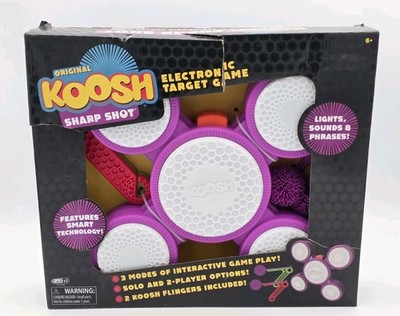 Original Koosh Sharp Shot Electronic Game Target, 2 Shooters, 2 Koosh Flingers